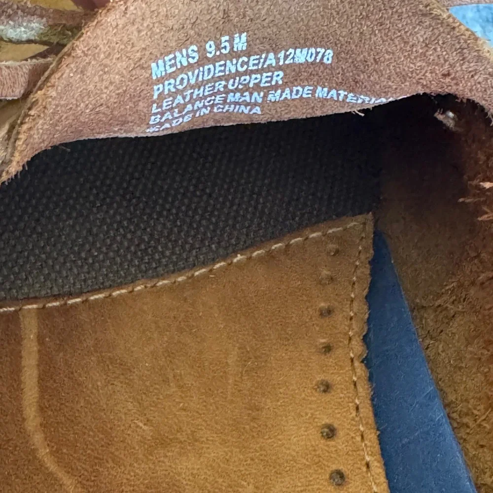 Eddie Bauer Providence Tan Brown Leather Boat Shoes Mens 9.5 M Summer